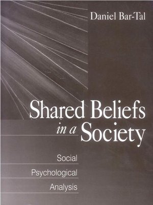 cover image of Shared Beliefs in a Society